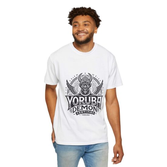 Yoruba Demon White Tshirt Unisex (+Free Name Customization) - Image 2