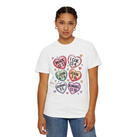 Heart Bible Verses Tshirt (+Free Name Customization) - Image 2