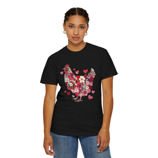Chicken Floral Tshirt (+Free Name Customization) - Image 3
