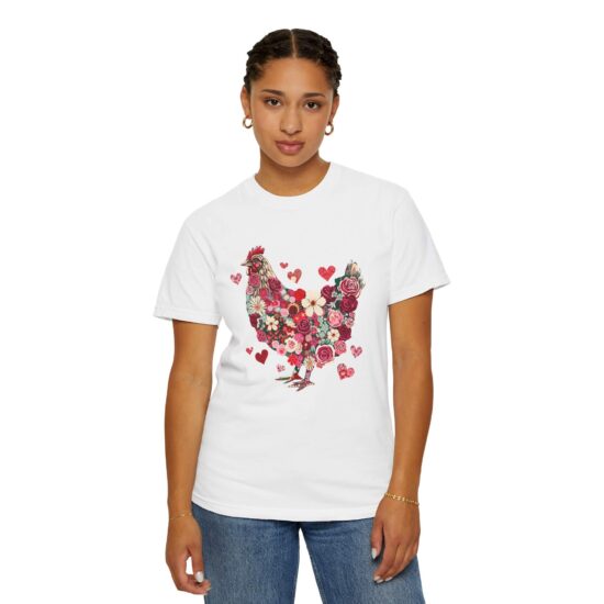 Chicken Floral Tshirt (+Free Name Customization) - Image 2