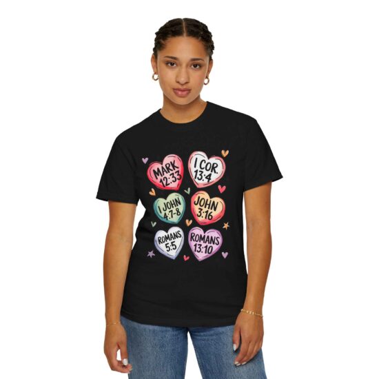 Heart Bible Verses Tshirt (+Free Name Customization) - Image 3