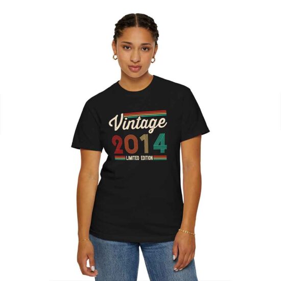 Custom Vintage 2014 limited Edition Tshirt (Year is Customizable) - Image 2
